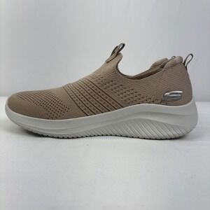 Skechers Women's Ultra Flex 3.0 Classy Charm Taupe Slip On Sneakers Shoes Size 9